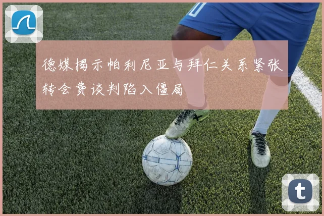 德媒揭示帕利尼亚与拜仁关系紧张转会费谈判陷入僵局